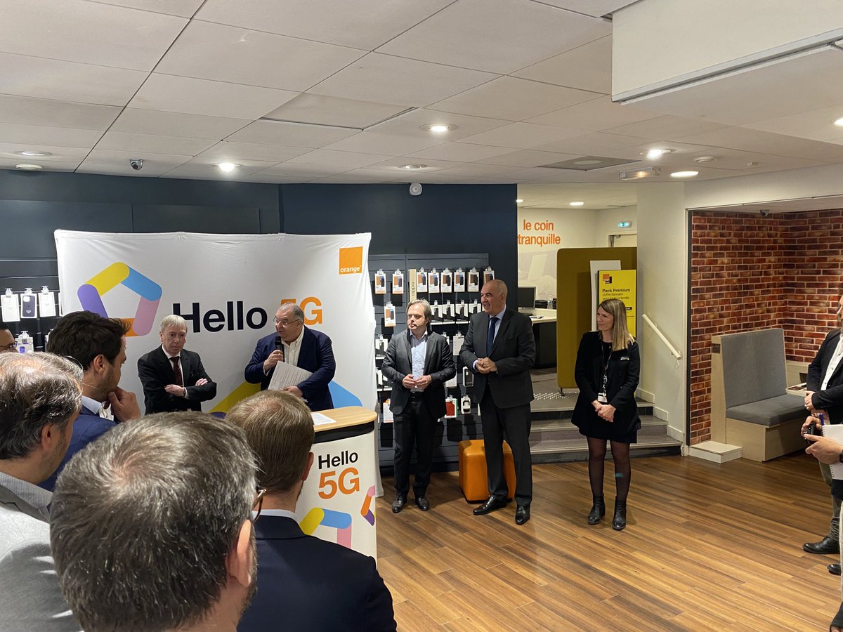 Lancement de la 5g Orange à Soissons n’hésitez pas à venir vous informer auprès de Leslie et son équipe à la boutique Orange de Soissons #5g