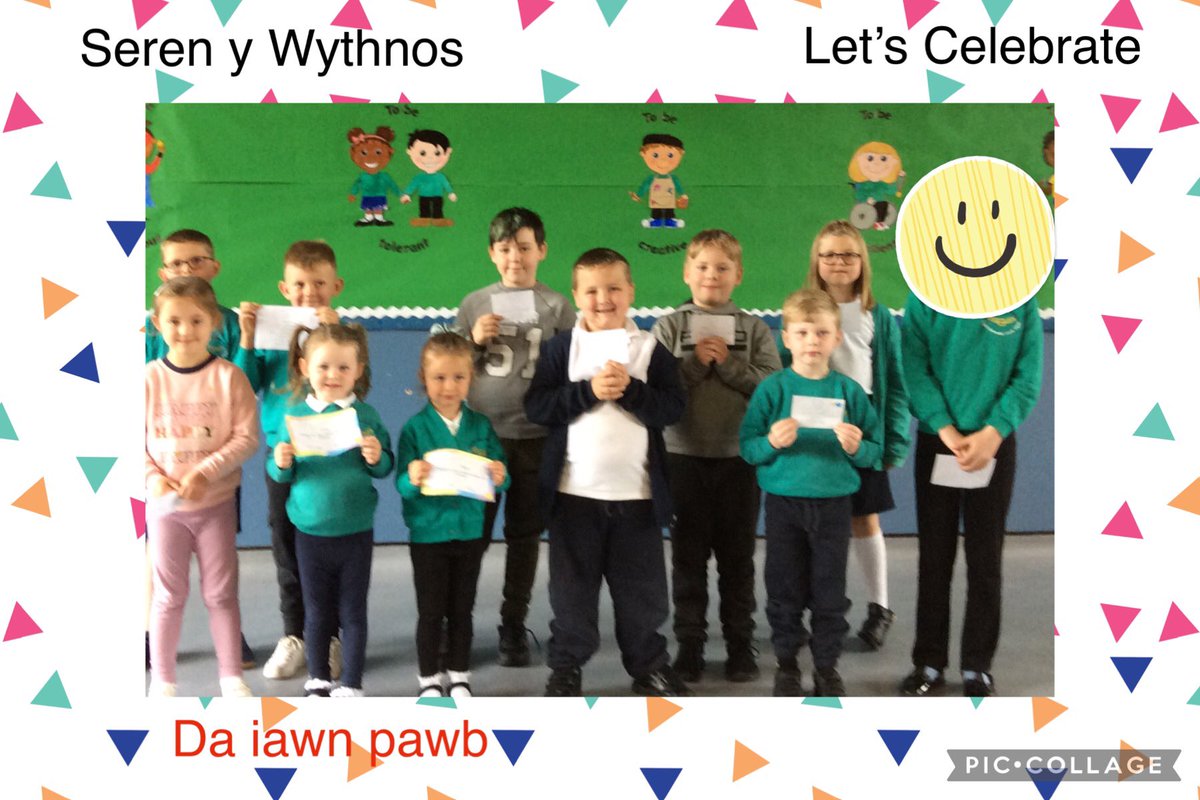 <a href="/OgmoreP/">Ogmore Vale Primary</a> Celebrating Seren y Wythnos. Well done everyone <a href="/Ovps_nursery/">Ovps_nursery</a> @OVPS_class1 @OVPSclass2 @OVPSclass3 @OVPSclass4 @ovpsclass5 <a href="/OVPSclass6/">OVPSclass6</a> @OVPSclass_7 @OVPSClass8 @OVPSclass9 <a href="/OVPSclass10/">OVPS Class 10</a> @OVPSclass11 @OVPSclass12 @OVPSclass13 @OVPSclass14 @OVPSclass_15