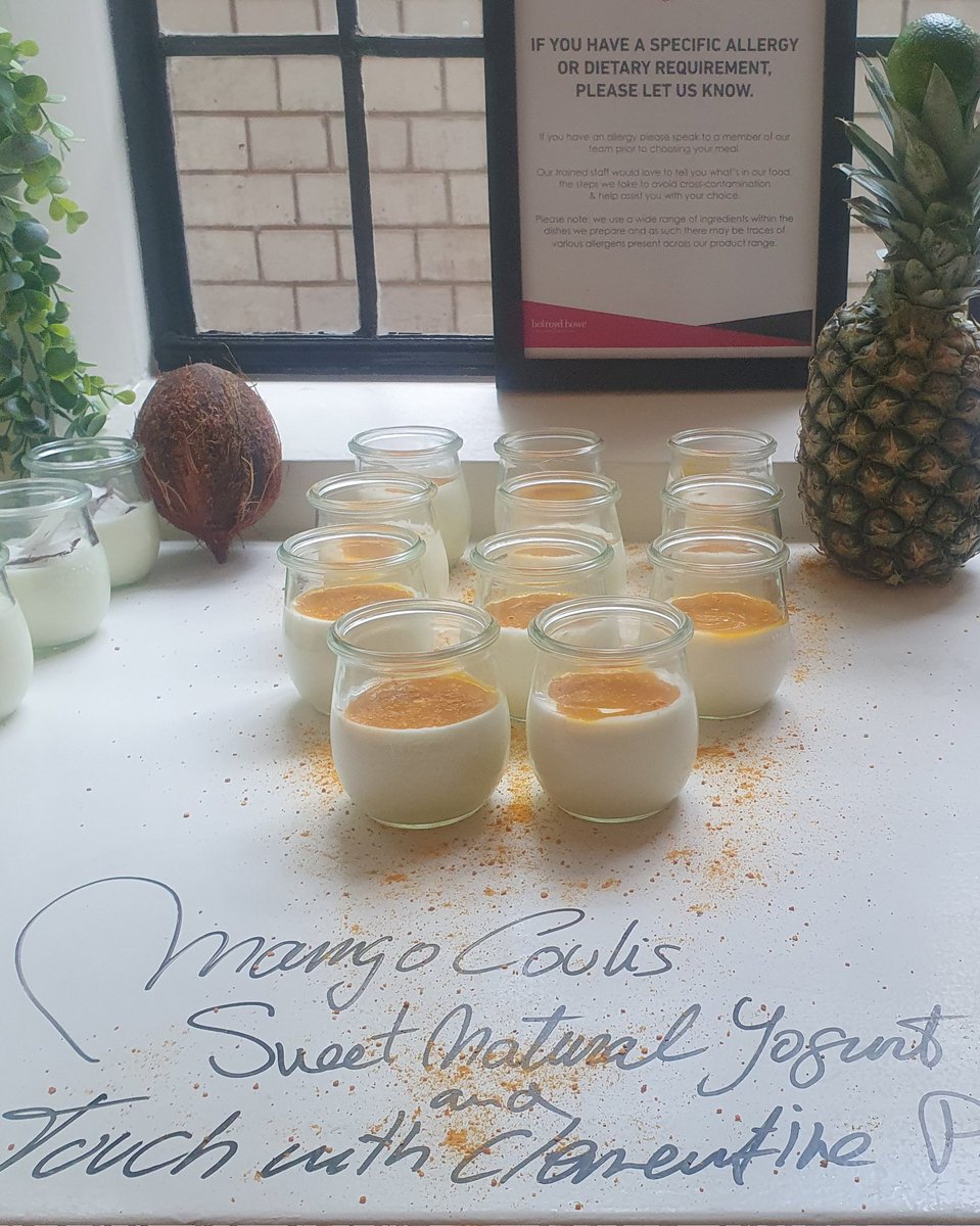 HoweChoir's tweet image. Yogurt station.