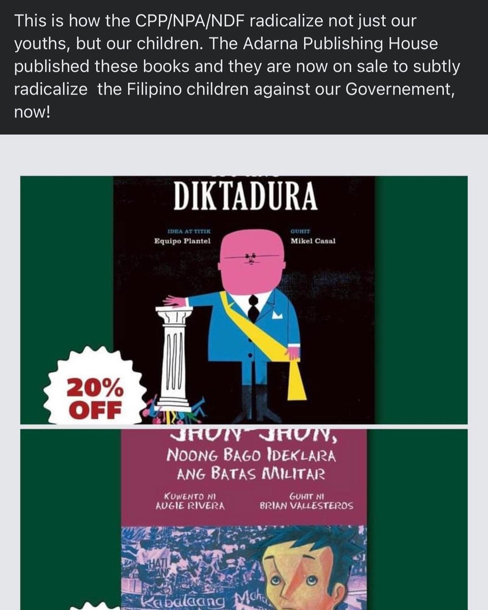 franzpalanca's tweet photo. Red-tag pa?

Add to cart na.

Preserving the past for our future. #NeverAgainBundle https://t.co/xN7D57FzGx
