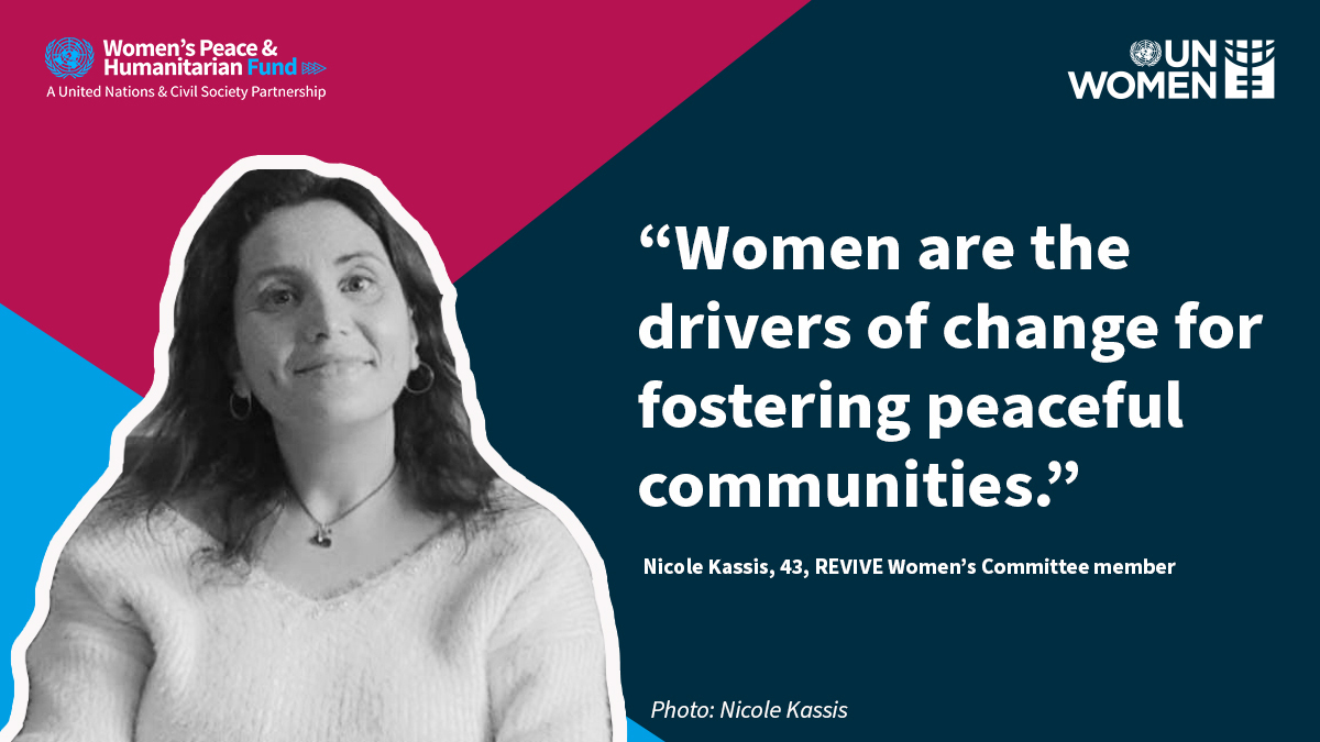 unwomenlebanon's tweet photo. #FridayFeeling from Nicole! ⭐️👇
Take a 👀 at the initiatives Nicole, a community mobilizer is making to foster peace in #SinElFil🕊️ - in partnership w/@madanyatlb, @OndesLb & @wphfund, & 🙏 to @GermanEmbBeirut➡️https://t.co/b9XNYE4rDO
Share your empowering #FridayFeeling too! https://t.co/I6byuuZYdj