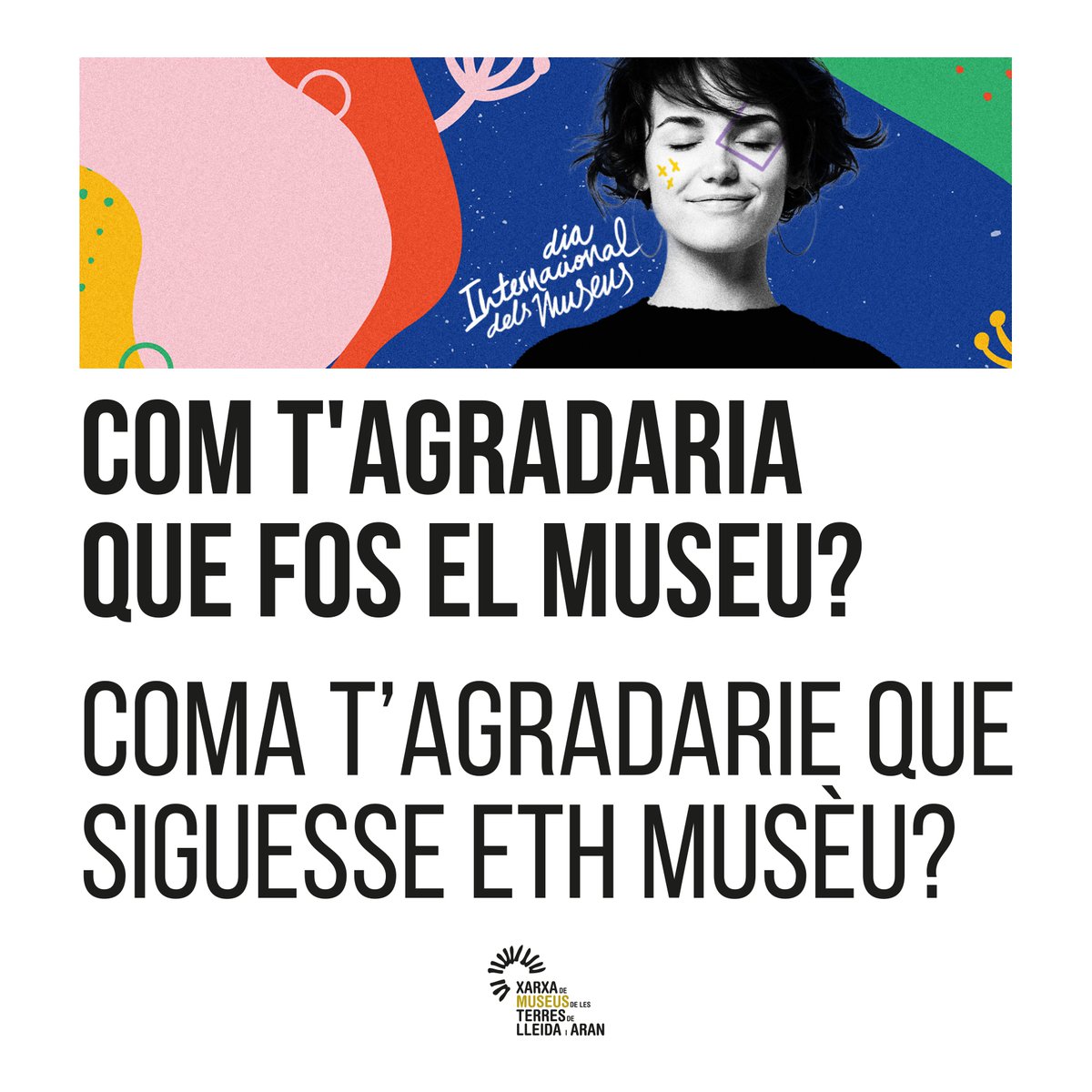 xmtlla's tweet photo. Aquest #DIM2022 volem posar l��accent en l’accessibilitat, la participació i la inclusió als museus, i t'animem a que hi diguis la teva.
Com? Molt fàcil! 👇
📲Virtualment: https://t.co/N6Brn657Mx
📝Presencialment als museus de la #xmtlla
#ElPoderDelsMuseus
#ElsMuseusPoden https://t.co/pobSSwfpEV