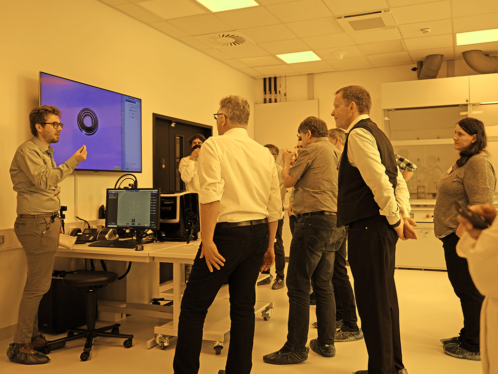 NanoscribeGmbH's tweet photo. What a pleasure to host the @EPICassoc Meeting for introducing our high-precision #AM technologies. With our Two-Photon Grayscale Lithography #2GL, we advance prototyping and mastering & replication to scale up microoptics fabrication. Discover Quantum X: https://t.co/ERkCkwPFPq https://t.co/vdU8QTKnJ9
