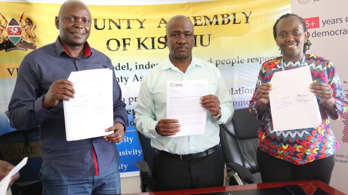 WFD_Kenya's tweet photo. Strong financial oversight ensures effective delivery of public services.
@WFD_Kenya is glad to partner with @AssemblyKisumu to help strengthen public expenditure management. An MoU to formalise the partnership was signed on May 11, 2022. #StrengtheningDevolution @KisumuCountyKE https://t.co/SK1hdM9112