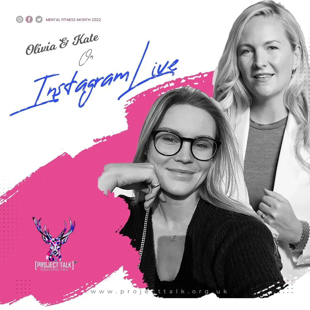 PROJECTTALKCIC's tweet photo. Join Kate and Olivia for frank discussion around mental fitness what it means to be mentally fit. Live May 16th 6pm on Instagram https://t.co/FoKf1MnkUp https://t.co/gBCttqgyff