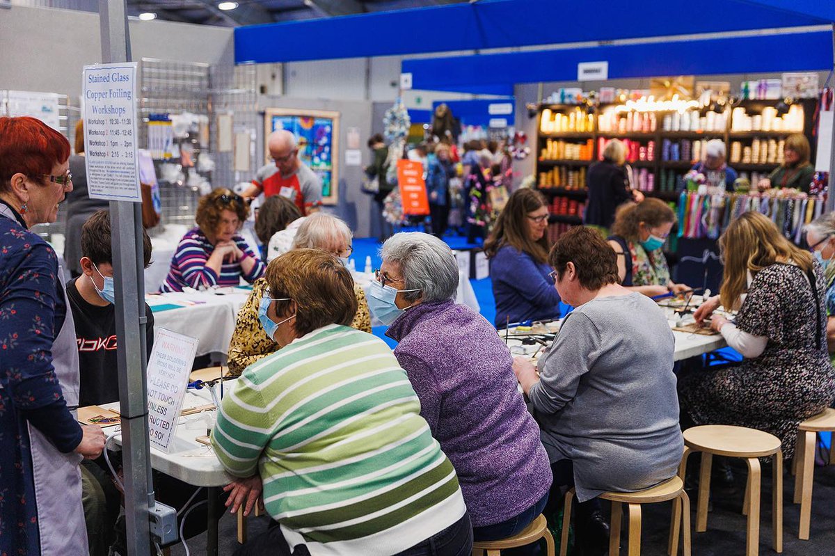 WestpointExeter's tweet image. Throwback to our memorable @Craft4Crafters event ✨

It was incredible to see our arena fizzing with joy; from crafters, makers &amp;amp; vistors at the @Craft4Crafters show! 

Photo Credit: Katie Mortimore Photography 📷

#Westpoint #Craft4Crafters #Craft #Event