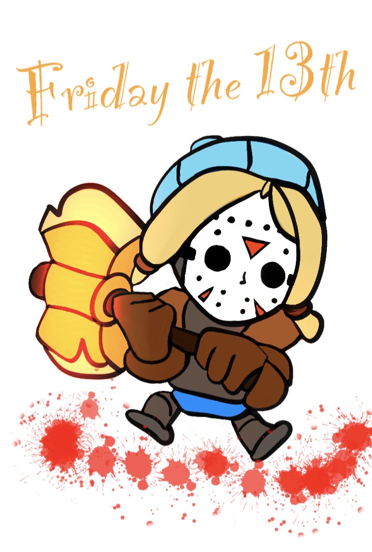 She is back! Thanks Baby for the fanart! #Friday13th