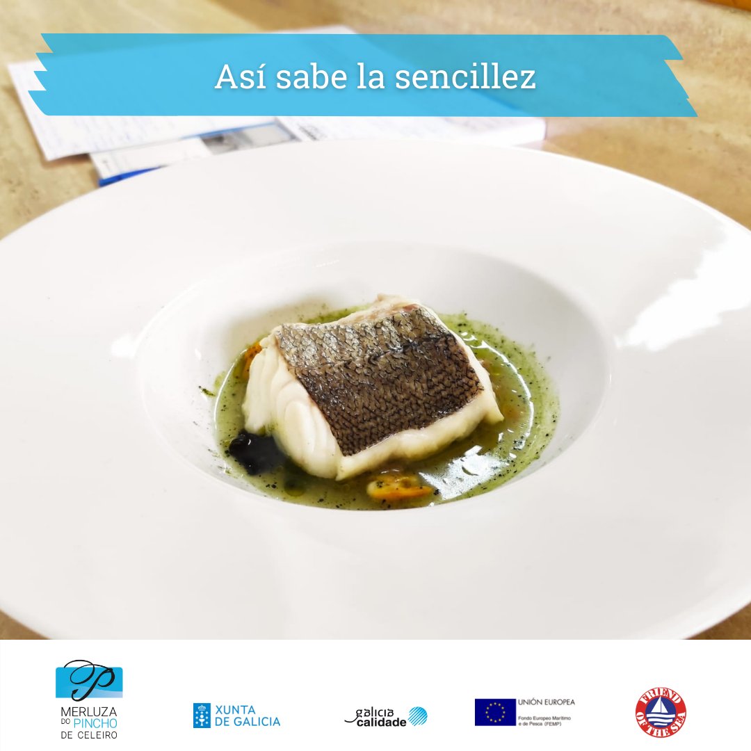 DeMerluza's tweet photo. Esta magnífica merluza en salsa verde es obra del chef @YAYODAPORTA para el Aula Gastronómica de @GaliciaCalidade
¿Os apetece para empezar bien el finde?
#galiciacalidade #aulagastronómica #recetasdemerluza #merluzaensalsaverder #merluzadelpinchodeceleiro #merluzadelpincho https://t.co/EeUA7OvW6q