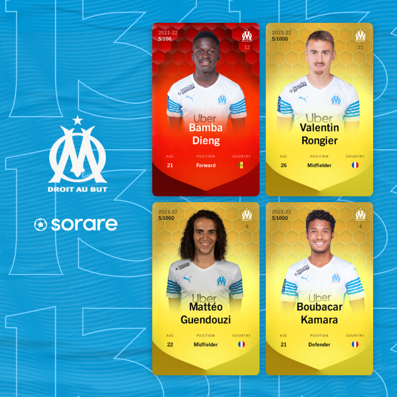 OM_Officiel's tweet photo. 🚨 𝗩𝗲𝗻𝗱𝗿𝗲𝗱𝗶 𝟭𝟯 🚨

1️⃣ Carte 𝗿𝗮𝗿𝗲
3️⃣ Cartes 𝗹𝗶𝗺𝗶𝘁𝗲𝗱

Interessé ? 😏

RT+Follow @sorare pour tenter de gagner 1 des 4 cartes 🔥
Bon courage 🍀