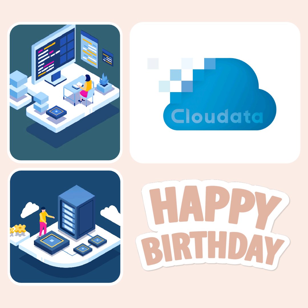 Cloudata_ES's tweet photo. ¡Cloudata cumple un año! Nuestros clientes están encantados con el servicio y seguimos creciendo día a día. Con un ratio del 99,99% online en este 2021/2022. Siempre mirando por la seguridad y el crecimiento en tecnología IT. https://t.co/mGWX7tMXrf 
#cloudata #nube #backup https://t.co/8IGDaqKDfM