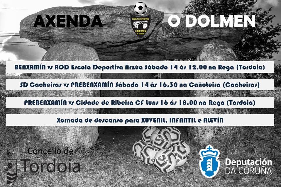 𝗔𝗫𝗘𝗡𝗗𝗔 𝗢 𝗗𝗢𝗟𝗠𝗘𝗡

①④ - ①⑥ ⓂⒶⒾⓄ

#fútbol #futbol #futbolbase #fútbolbase #futbolgalego #fútbolgalego #football #NósXogamosXuntos #Tordoia #EDODolmen #DolmenTEC