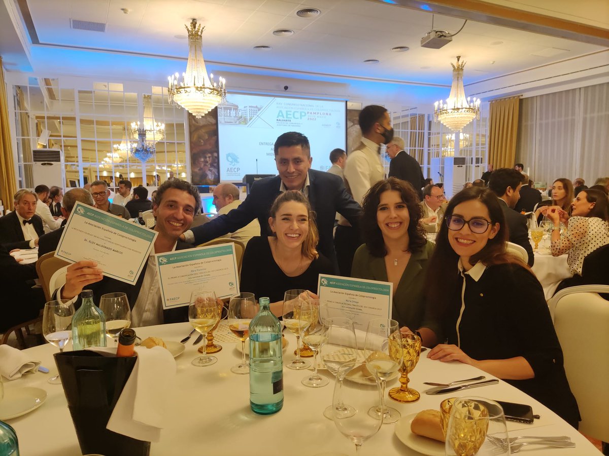 Un congreso muy especial para el equipo de Girona: Nombramiento de Miembro de Honor al "jefe" <a href="/ac_codina/">antonio codina</a>!! Además la <a href="/AECP_FAECP/">AECP</a> han premiado diferentes proyectos de investigación y <a href="/7Maldo/">Eloi Maldonado</a> ha obtenido la beca para residentes para ir con <a href="/jgarciaaguilar/">julio garcia-aguilar</a> a NY!!#aecp2022