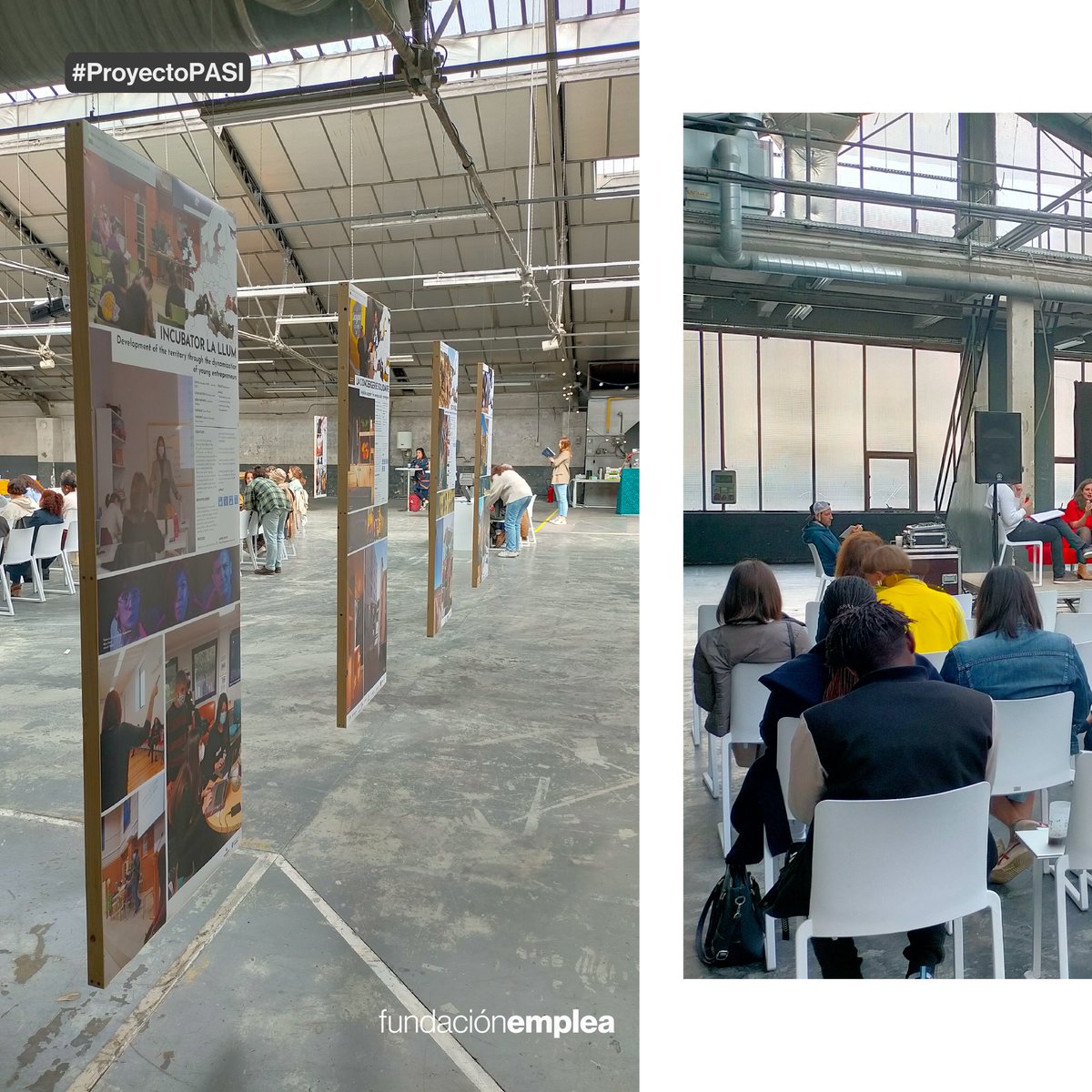 fundacionemplea's tweet photo. 🙌 ¡Exponiendo algunos de nuestros proyectos en París! Proyectos como ECO Pueblo y @vivid_rural o la Incubadora Nouvinalopó han sido expuestos en un evento con otras entidades europeas de innovación social.
#proyectoPASI #emplea #cooperacion #alianzas #paris #innovaciónsocial https://t.co/5ey5vUXH3o
