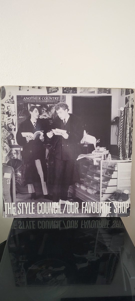 Good morning it's a @stylecouncilint @paulwellerHQ  kind of morning #modmusic #newwave #pop #Jazz #vinyl #vinylcommunity #vinyladdict