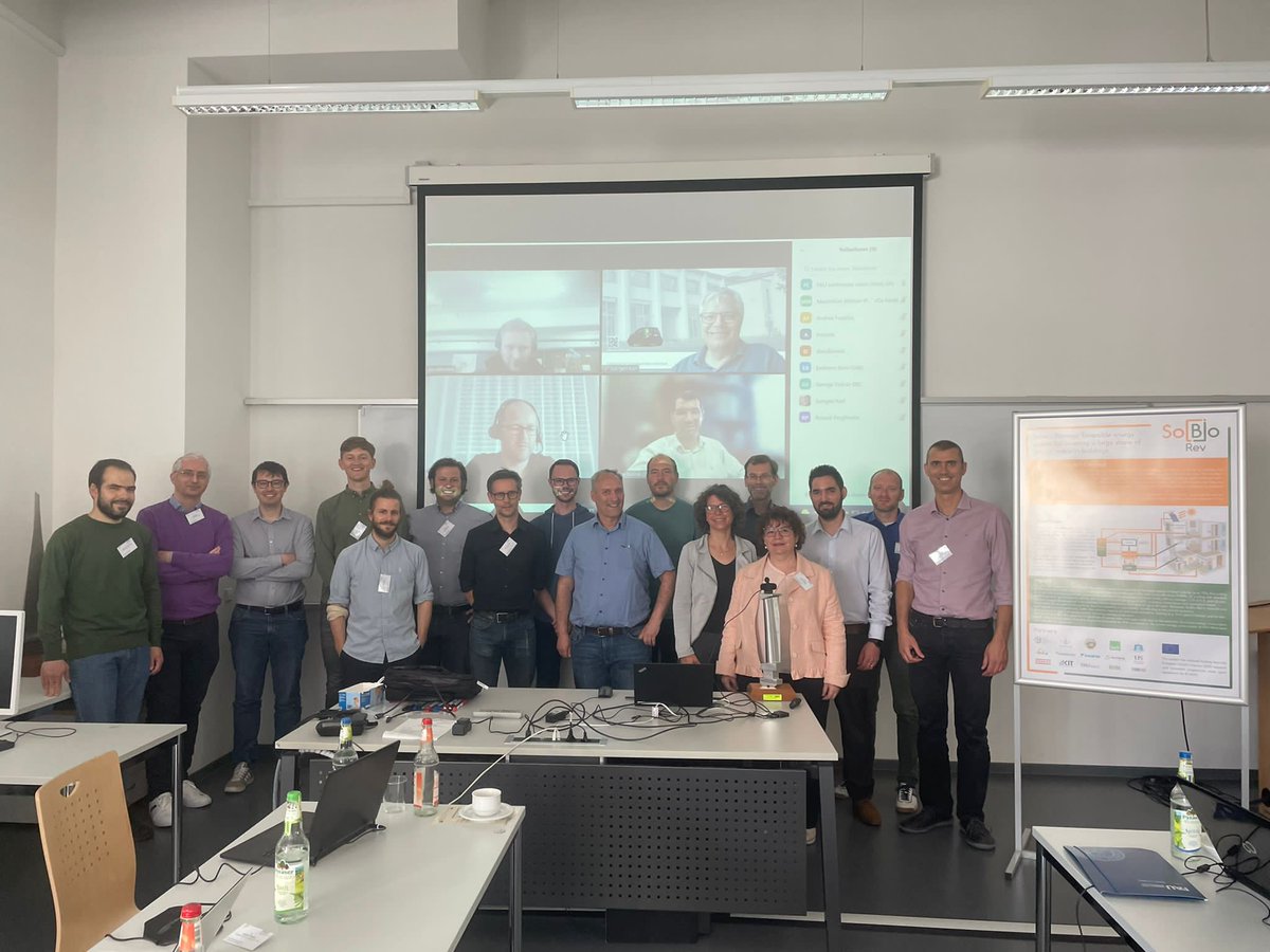 Yesterday and today, <a href="/luisafcabeza/">Luisa F. Cabeza</a> and <a href="/VerezDavid/">David Verez</a> are participating in the <a href="/SolBioRev/">SolBioRev</a> 7th Board Meeting, in Nuremberg.