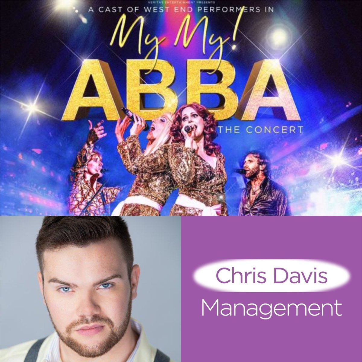 CDMLtdAgency's tweet photo. Break a leg to client JOSEPH ANNETTS (@AnnettsJoseph) who has his first performance tonight as Bjorn in My My ABBA - The Concert at the Redgrave Theatre, Bristol. Joseph will play Bjorn at select dates in the UK Tour in the show produced by Veritas Entertainment. @veritasents https://t.co/WmuxYroLZ7