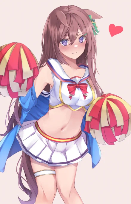 なんでアタシがこんな格好…っ!
#ウマ娘 #メジロドーベル 