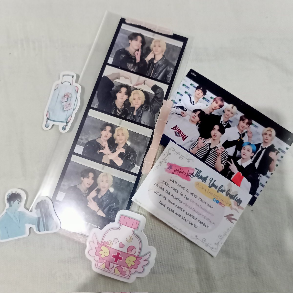 jeekieskart's tweet photo. —📦 jeekies mail  ✯

@borathingsshop #BORATHINGSFEEDBACK

- Hi! My hyunsung filmstrip came home safe and secured 🤍 thank you so much 🤍 https://t.co/jmwzyEKiW1