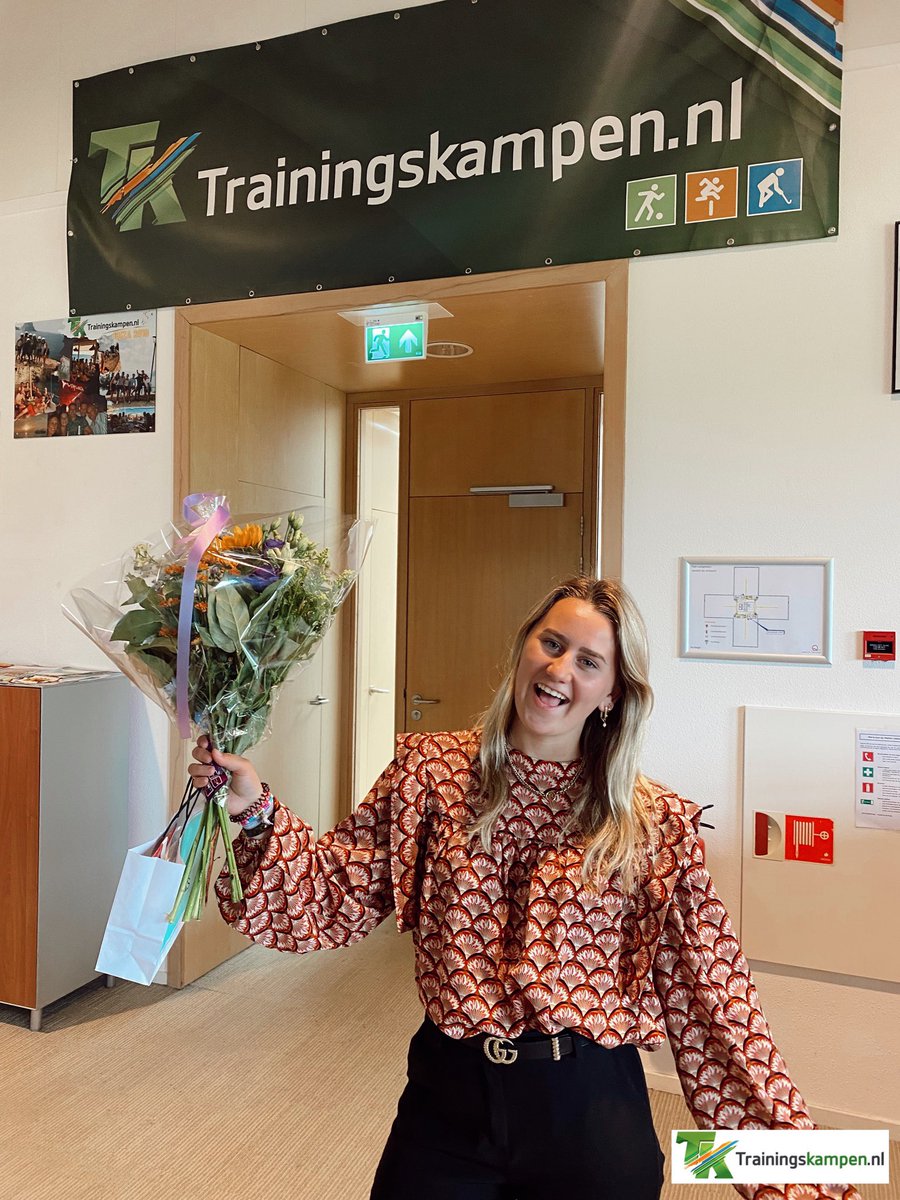 De stageperiode van Jill Schep zit erop. Bedankt voor je inzet, hulp, verbeterplan &amp; gezelligheid. Succes in het afronden van je studie en in jouw verdere loopbaan! 🥳 #trainingskamp #stage #loopbaan #stagiair