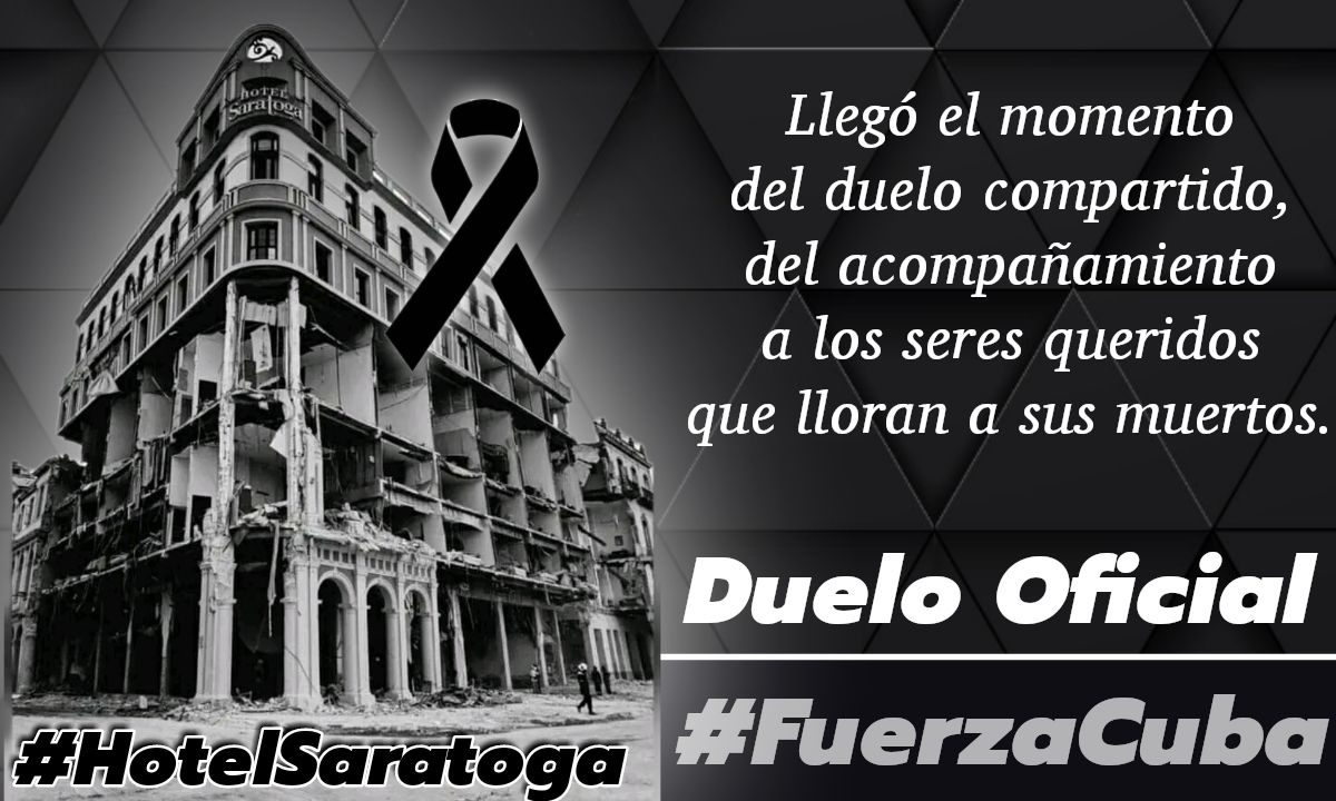 El dolor no se comparte, el dolor se multiplica, #FarCuba siente profundamente el luto producido por este accidente. #FuerzaCuba