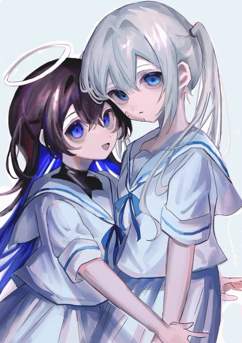 創作の2人 