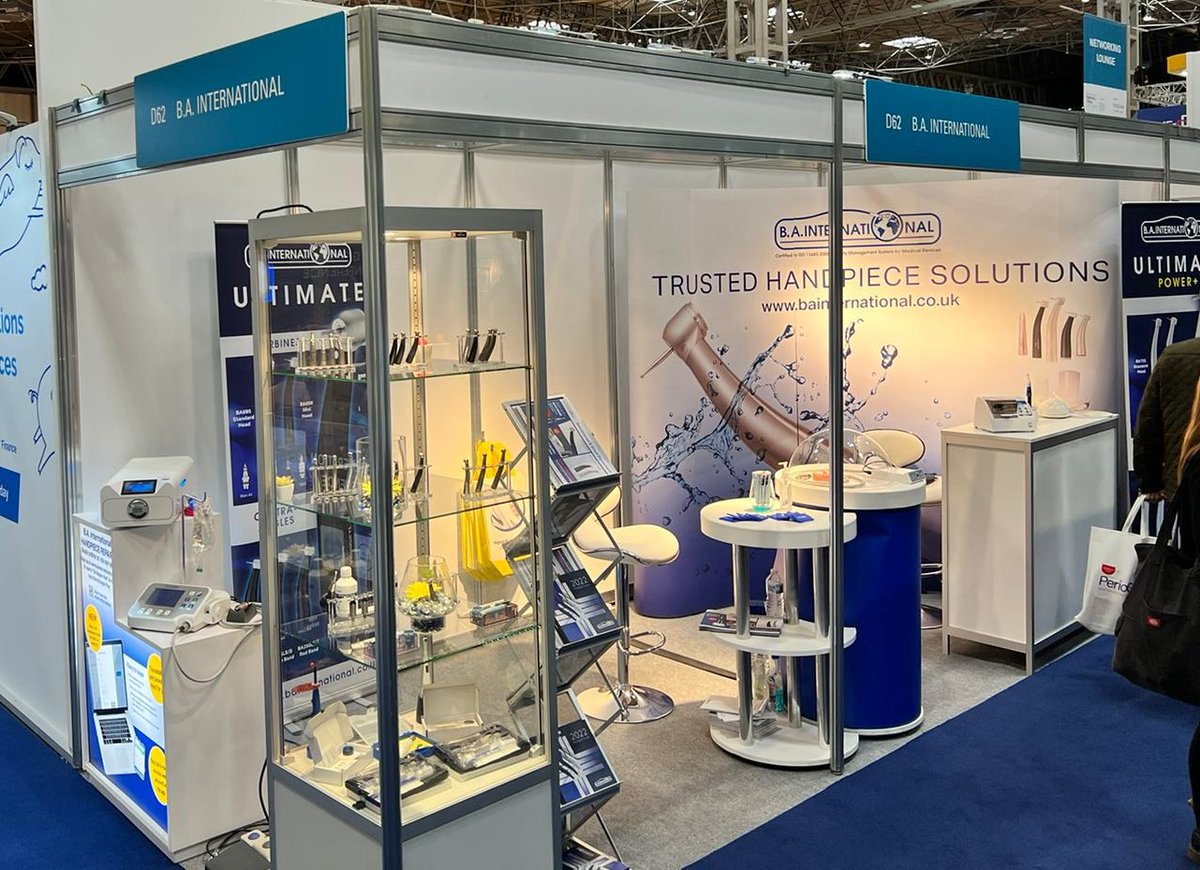 BAinternational's tweet photo. We're at the Dentistry Show - come and say hi on stand D62! 👋
#dentistryshow #bdcds #necbirmingham https://t.co/42aaHuZMDj
