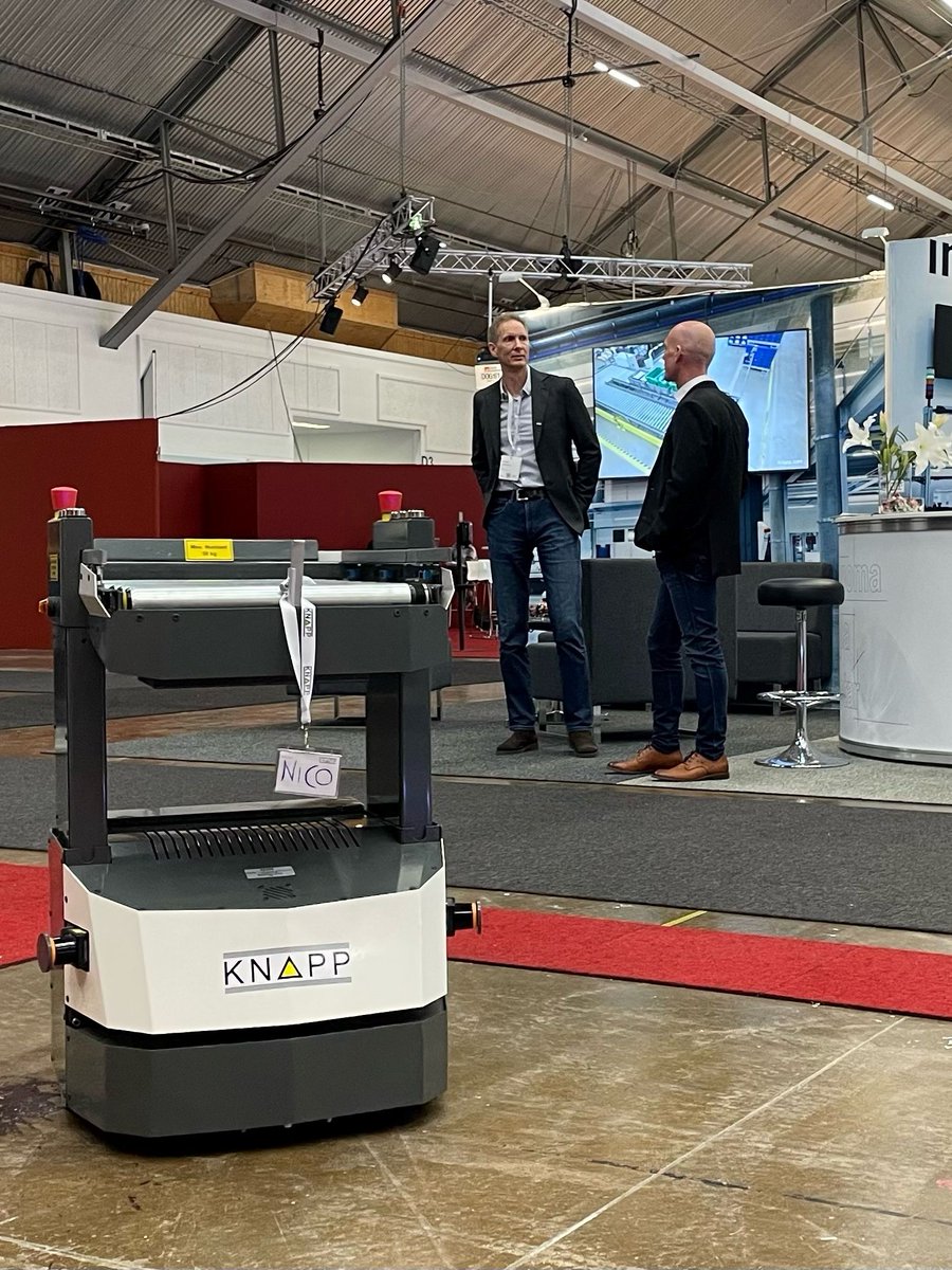 KNAPP_AG_de's tweet image. This week our colleagues from KNAPP Nordics are at the fair Elmia Automation in Sweden. They are showing the endless possibilities in transport solutions with autonomous mobile robots and present the Open Shuttle portfolio. #makingcomplexitysimple #amr #openshuttle #elmia