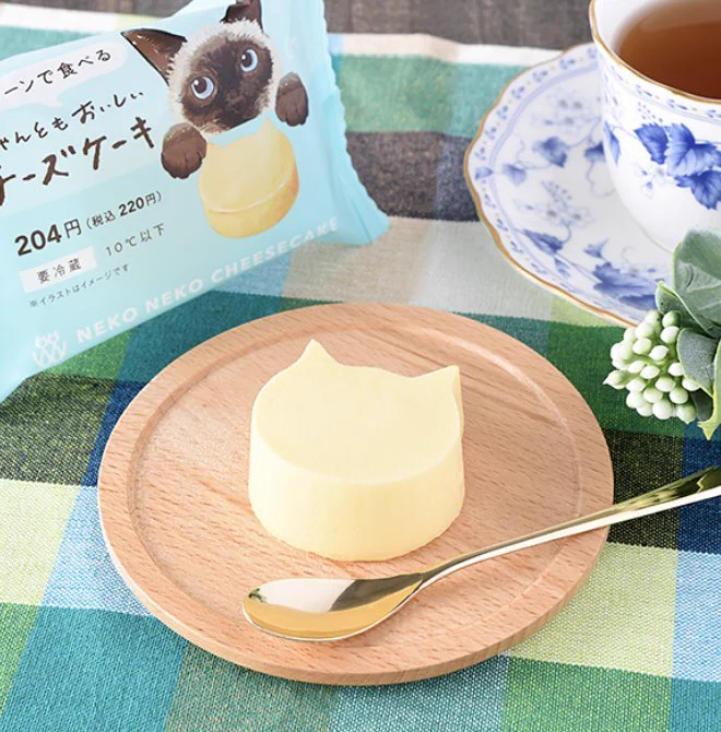 【新発売】にゃんともおいしいチーズケーキ。ネコ型チーズケーキが可愛い！