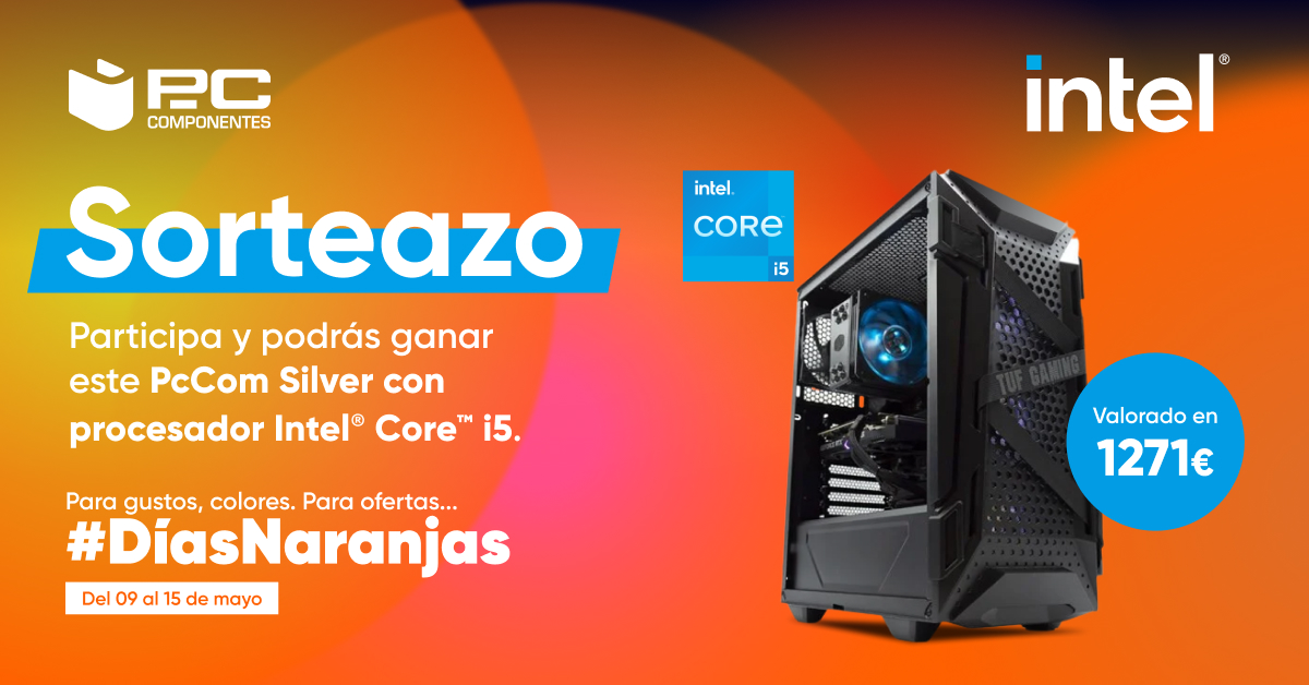 pccomponentes's tweet image. 🔶¡SORTEAZO ÉPICO!🔶

😍 ¡Gana este PcCom con procesador @Intel_Spain 
  valorado en 1271€ por los Días Naranjas!

🔸RT🔃 y sigue a @pccomponentes
🔸Comenta a tope con #PcComponentesIntel diciendo a qué jugarías con él

✅ ¡Si comentas más veces tendrás más opciones de ganarlo!