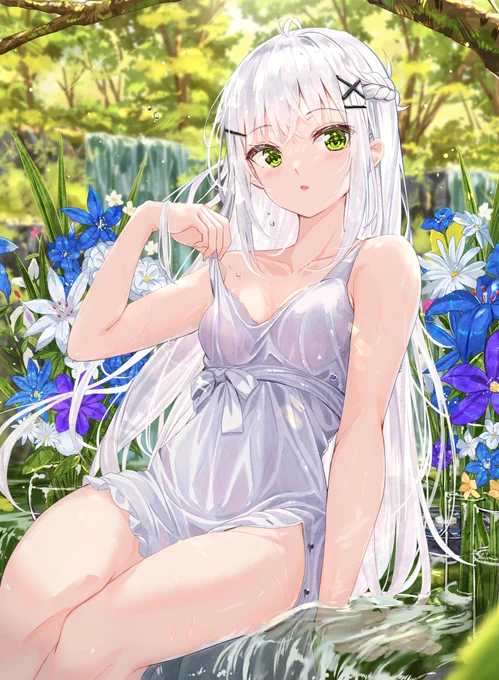 白髪の子 
