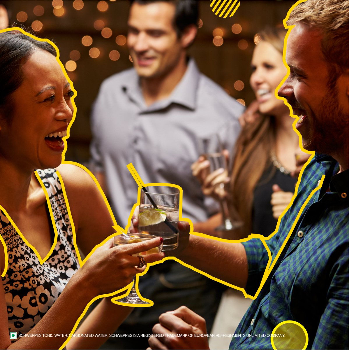 Gin, Schweppes Tonic Water, a dash of lemon, and good company- The right way to cheers to #WorldCocktailDay. 

#SimplyUnwind