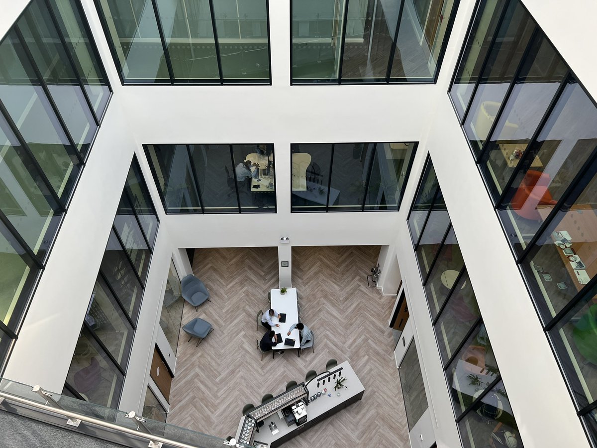 sashakmiller's tweet photo. #ScaleSpace is a custom built innovation campus in White City London by @imperialcollege and @blenheimchalcot now available for Guernsey businesses to use as part of the economic development programmes run by @digigreenhouse
https://t.co/KbVRgSsAM2 https://t.co/VVh2BS1ybW