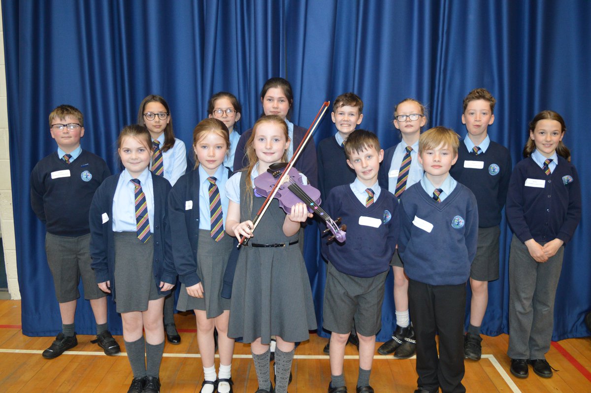 year5wja's tweet photo. Well done to some of our Year 5 children who attended a Massed Orchestra event at Shrewsbury High School.  You showed your 'Creative Me' throughout the day and ended with an amazing performance 🎶🎵🎼#wjamusic https://t.co/Y7YJrWfmo3