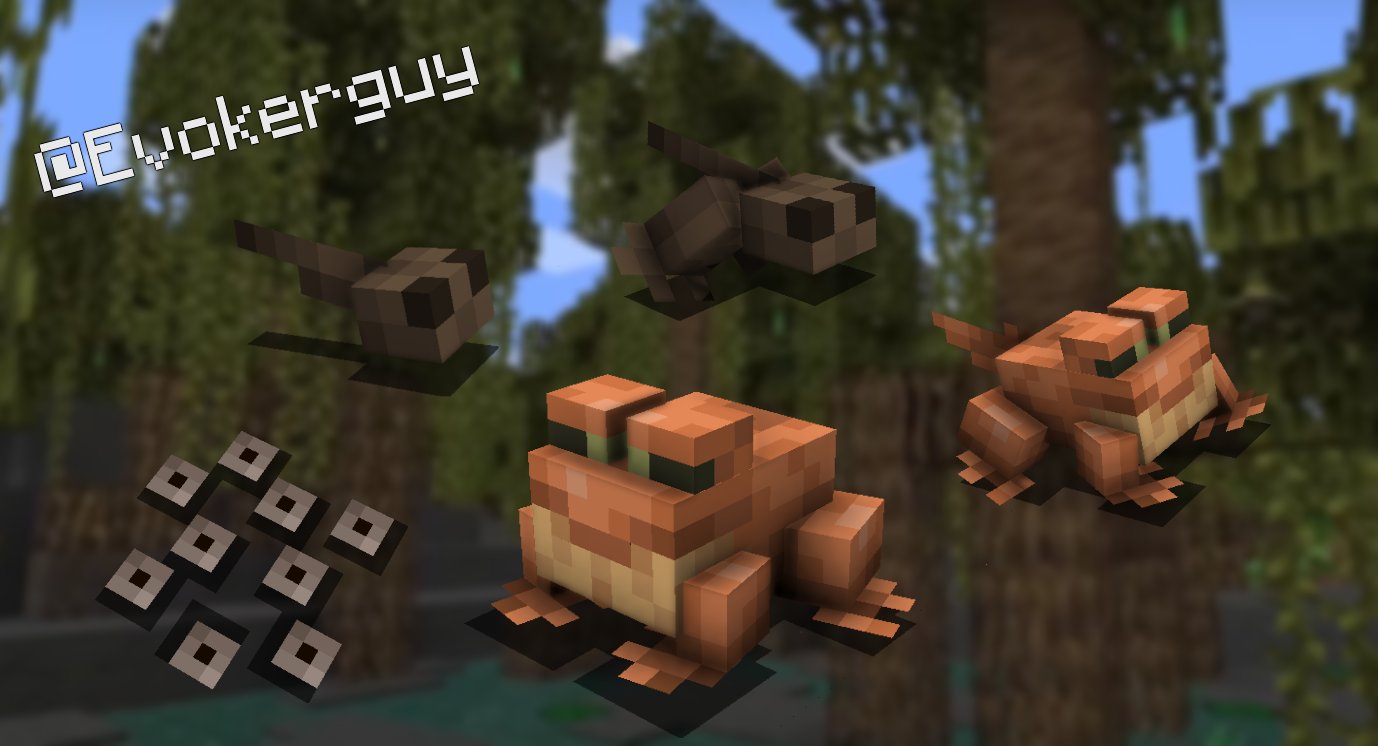 Quento on X: Life Cycle Of A Minecraft Frog #Minecraft