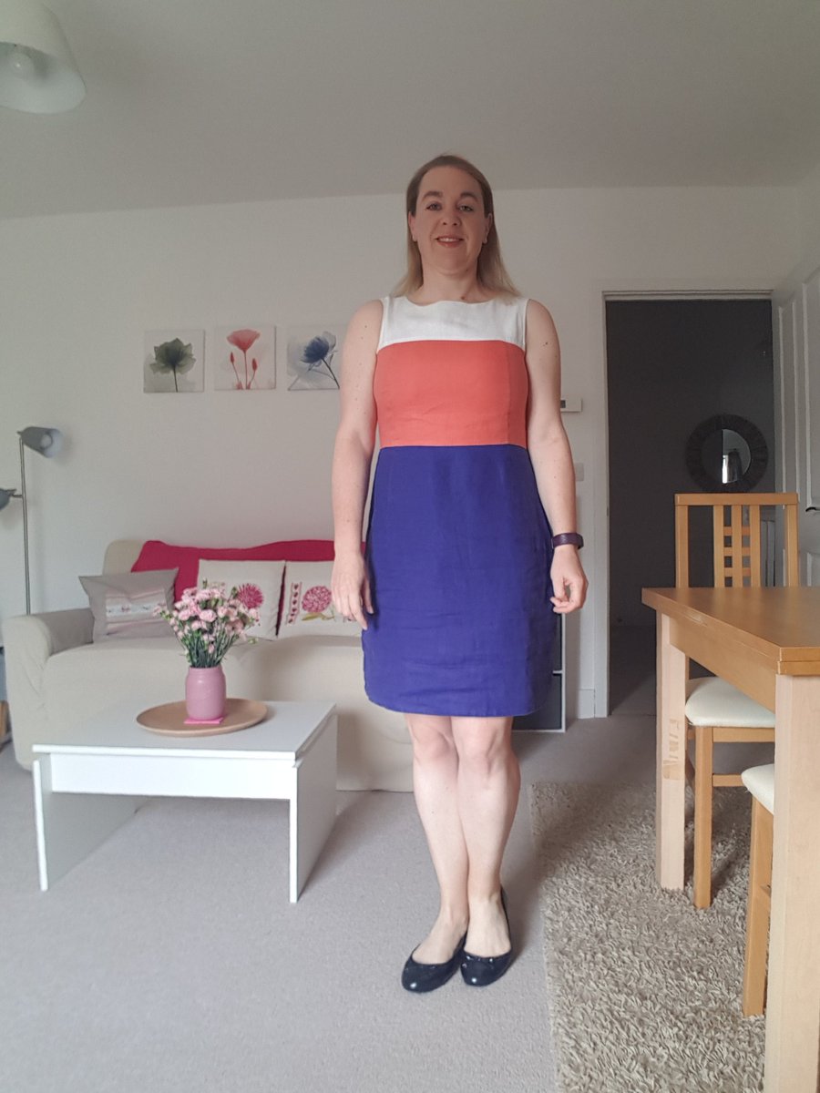 Fitstepswithch1's tweet photo. Not teaching #fitsteps today and so decided to go posh for work. Proof I'm not always in sports gear 🤣🤣
#summerdress #charityshopbargain #dressedup https://t.co/bGT1QLPJjI