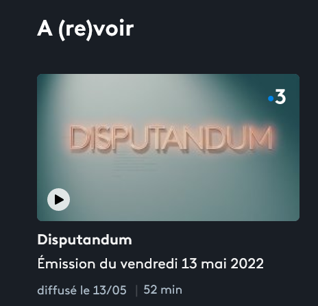 phanie_rousseau's tweet photo. ‼️Après l'enregistrement https://t.co/CzTJIaHLhc, la diffusion !
▶️émission #Disputandum, à revoir en replay ici : https://t.co/YETzb3HSlj sur @F3PoitouChtes
Avec @VinctMichaud @jdpoignet @BalluPauline Benjamin Gréault du @reseauSPN
@acpoitiers @Edu_Num https://t.co/cbzK2DeW10