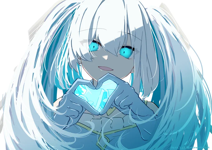 #マル描いてちょんっ 
💙 