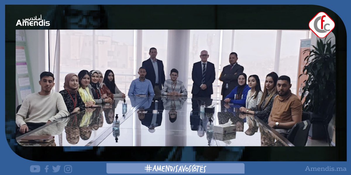 AmendisOfficiel's tweet photo. #Onboarding✔ 
#Mixité✔
#Parité✔
➡Dans une ambiance chaleureuse, nos #NewResourcers ont été accueillis hier par notre Direction à Tanger afin de faire le suivi de leur intégration et les encourager lors de cette belle aventure dans nos métiers 💧⚡🕳 
Bon courage💪
#Alternance https://t.co/hWaLGpoyeM