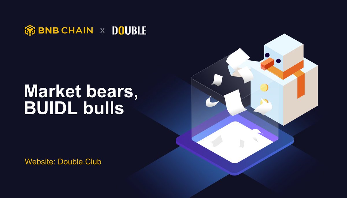Double__Club's tweet photo. Market bears, BUIDL bulls 💪

#Double #Dou https://t.co/q1ohSVopbM