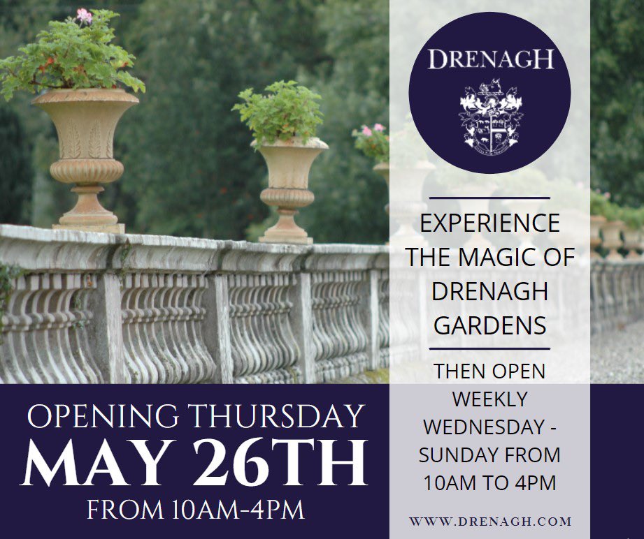 DrenaghGardens's tweet photo. The day is fast approaching, where we can finally welcome you to Drenagh Gardens 🌿 and The Orangery 🍊 Coffee Shop! You will able to enjoy our delicious handmade produce in the tranquility of the Walled Garden 🍃
Are you as excited as we are? 😁
#Drenagh #DrenaghGardens https://t.co/zEjHaGGsY9