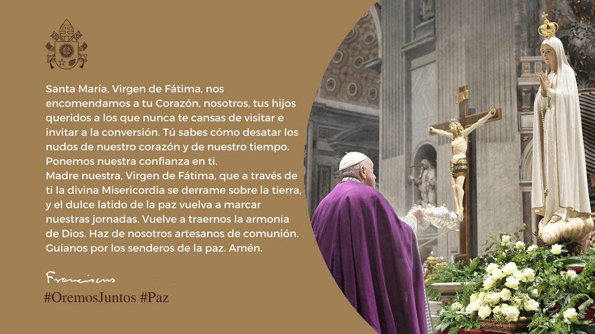 #VirgendeFátima