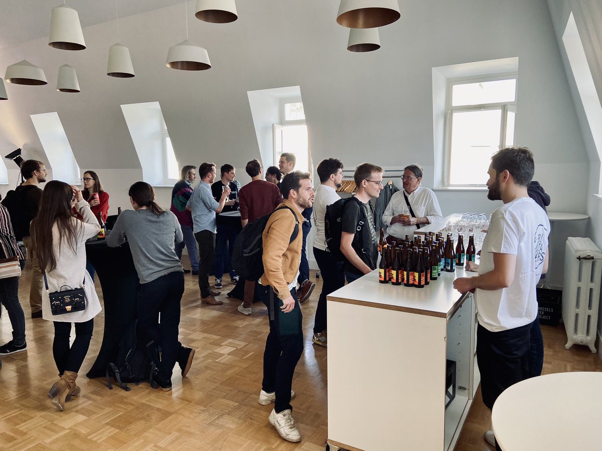 DataBeersBru's tweet photo. 👏👏Thanks to everyone who joined last night’s 20th #databeers #brussels! 

💝And huge thanks to our amazing speakers➡️ @GoldyYadv, @rdevooght, Lior &amp; Andreas

🥰 Finally, special thanks to our host @Muntpunt &amp; sponsor @BDBELGIUM. It feels so good to be back!

#SaveTheDate ➡️21/6 https://t.co/A8r2sEGR8V