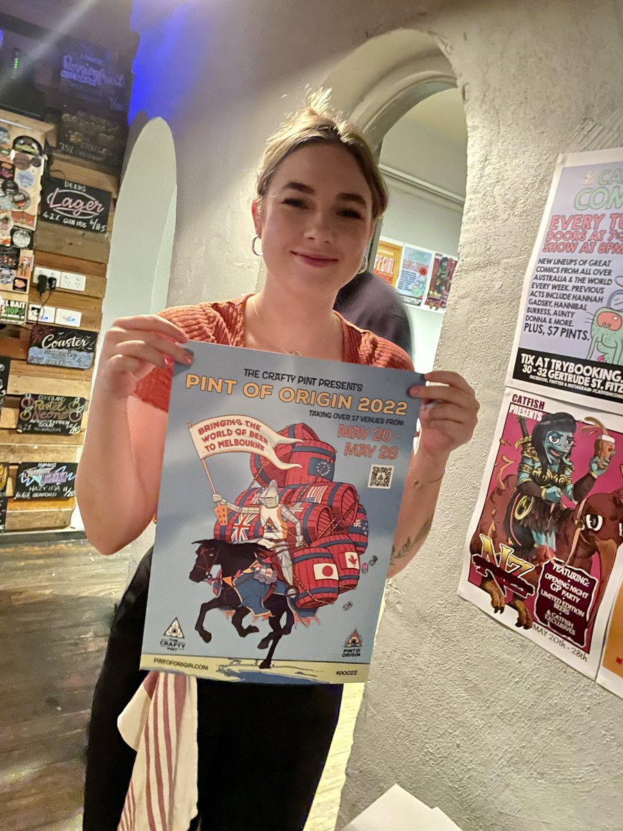 TheCraftyPint's tweet photo. Well, that’s unheard of - all 17 venues have their Pint of Origin posters, coasters and passport necessities* a full week out. 

Bring on #poo22 🥳🥳🥳

(*barring one minor misdelivery I’ll fix before May 20🤫) https://t.co/2TzZGb8gs1