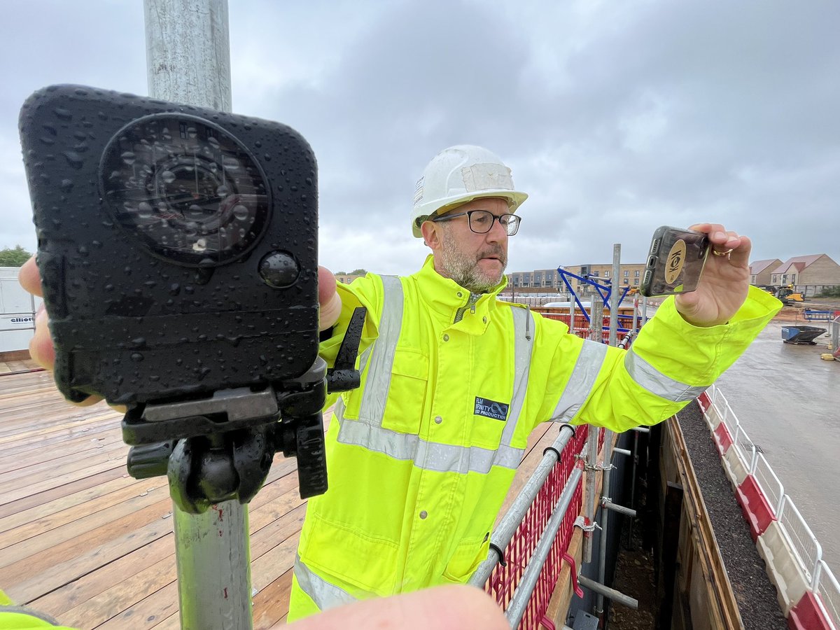 FilmInfinity's tweet photo. The #afidus waterproof time lapse camera has its own app for framing and control of the settings. Here’s our latest install this week #videoproduction #video #timelapse #construction #constructiontimelapse #camera https://t.co/XFynbDIwTU