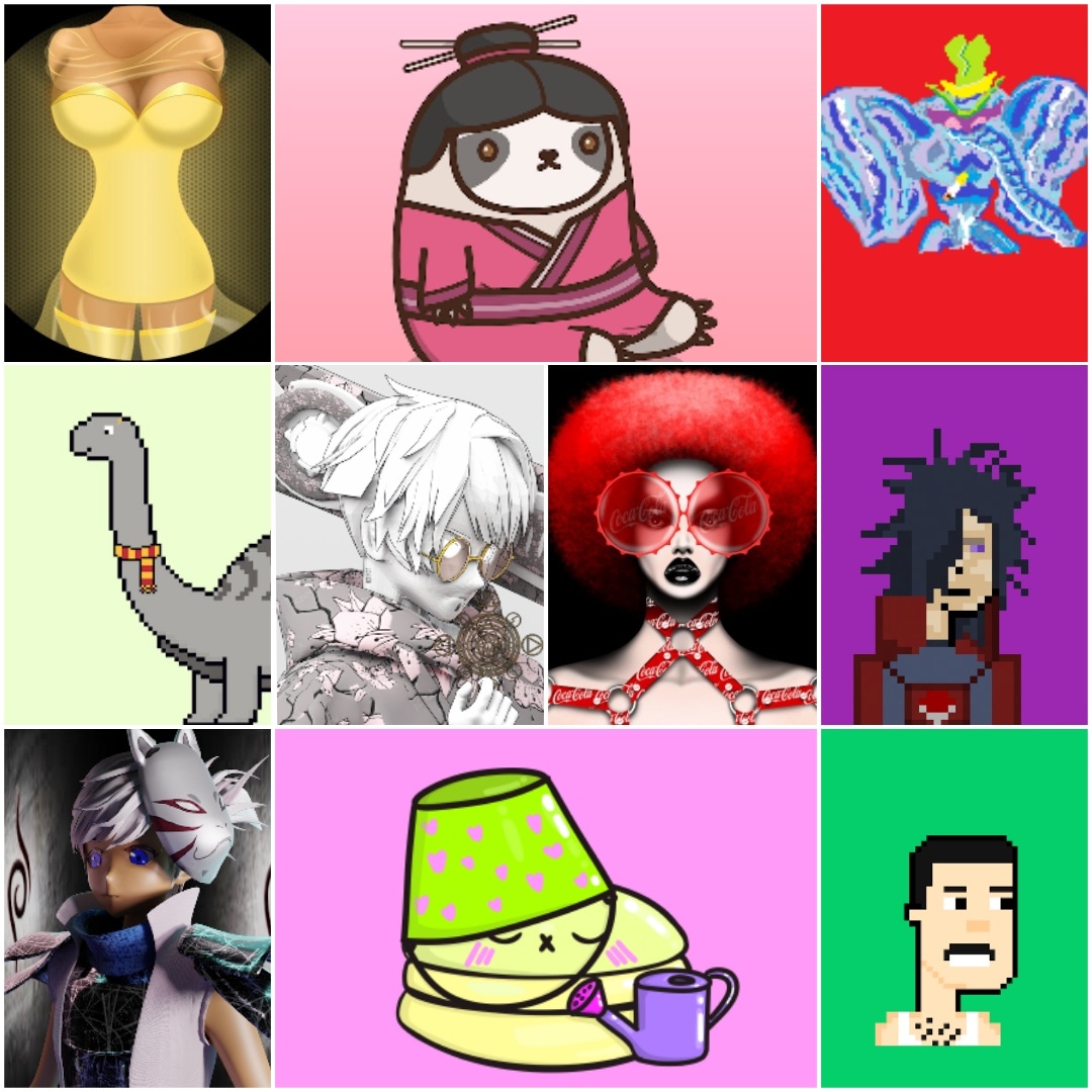 This last week has been crazy!!! Here are the last awesome works I've bought for the 7 days (some already resold!) 🔥
Artists: @BabyMacaronNFT <a href="/HappyDino_eth/">IamZ</a> <a href="/uziandsonnft4/">uzikennft</a> <a href="/BoredyPunks/">BoredyPunks</a> @gunsotsukameyo <a href="/pikochanNFT/">Piko-chan</a> <a href="/TaorminaNft/">👠taormina_nft (Kristina) Strong Women 👀</a> @lebommnft <a href="/ACOLLECTIFS_NFT/">ACOLLECTIFS NFT</a> <a href="/7UniversalNFT/">7-Universal</a>