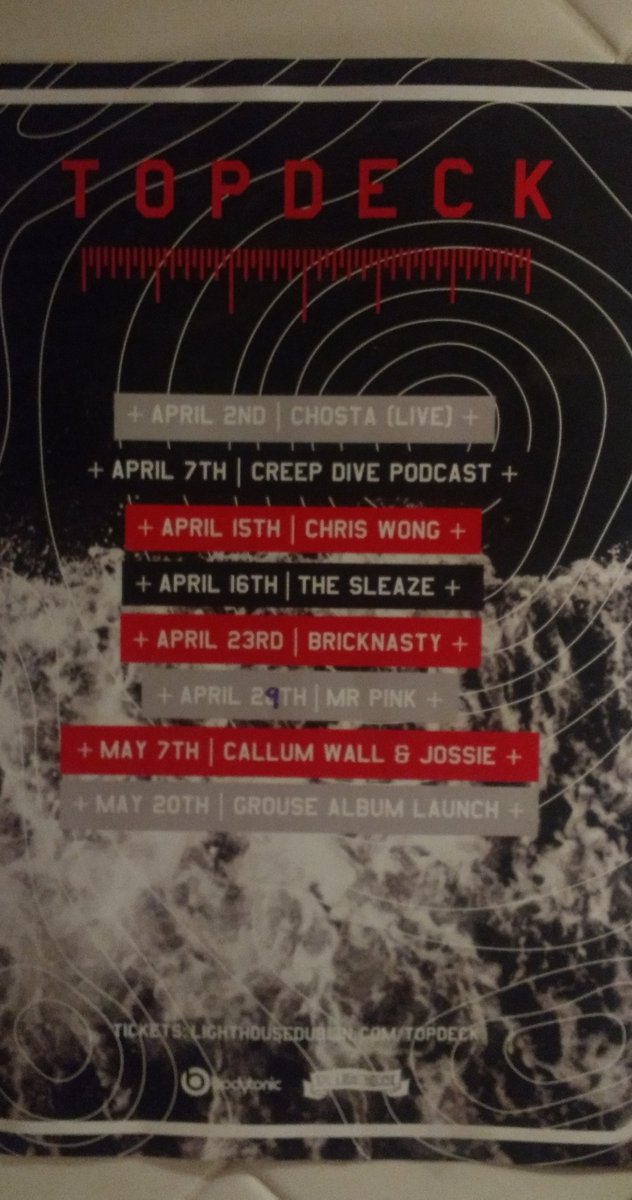 Grouse (@grousemusic) on Twitter photo 1 week to go!! We're putting together a nice long set with tracks from all 4 Grouse albums. Friday, May 20th. Tickets <a href="/EventbriteIE/">Eventbrite Ireland</a> or on the door <a href="/lighthousedl/">Lighthouse Dun Laoghaire</a> <a href="/bodytonic/">Bodytonic</a> 1 week to go!! We're putting together a nice long set with tracks from all 4 Grouse albums. Friday, May 20th. Tickets <a href="/EventbriteIE/">Eventbrite Ireland</a> or on the door <a href="/lighthousedl/">Lighthouse Dun Laoghaire</a> <a href="/bodytonic/">Bodytonic</a>