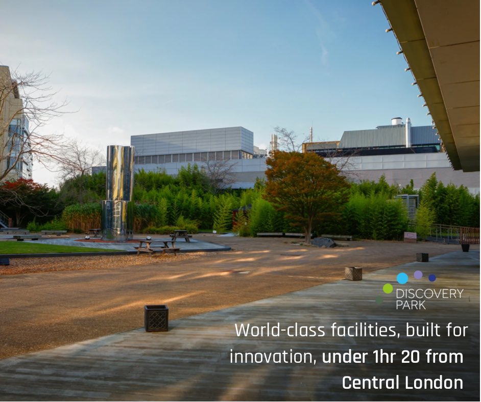 World-class facilities, 220 acres of parkland... all located under 1hr 20 from Central London 🏙 What's stopping you from locating your business at Discovery Park? Get in touch today at info@discovery-park.co.uk 🧑‍🔬🧑‍💼

#SciencePark #BusinessPark #LifeScience #Business #OfficeSpace