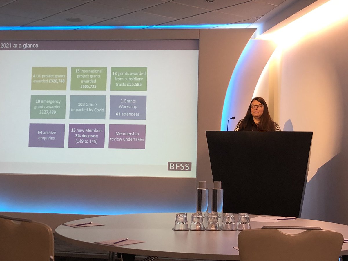 Educational_Opp's tweet photo. Joanne Knight summarises 2021 @BFSSCharity including giving £1.1m in grants, 10 emergency awards and further grants from subsidiary trusts #BFSSConference2022 https://t.co/9OzIJBCD1Q