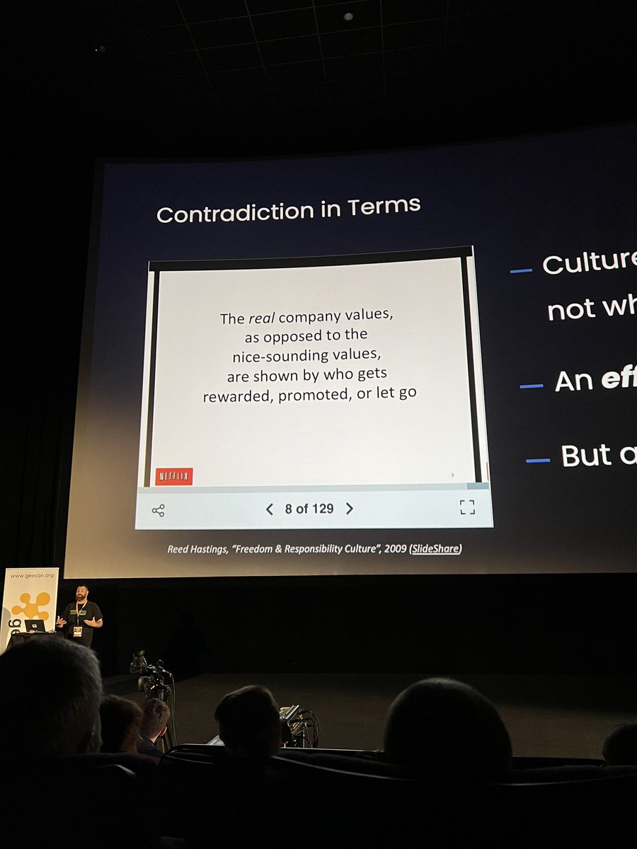 necsord's tweet photo. Makes me think twice about company values and what they represent #geecon2022 https://t.co/L2mYIS3kFW