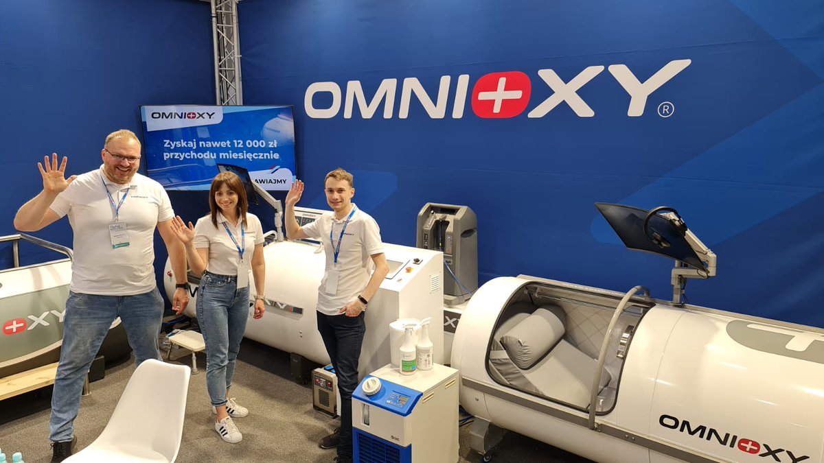 OMNIOXY_PL's tweet photo. Dotleniamy targi Reha INNOVATIONS 🤩

Wpadnij do nas, przetestuj łagodną komorę hiperbaryczną i oceń jej wpływ na Twój poziom energii oraz dobrostan 😊🌿

OMNIOXY, stanowisko W19! 🎯
Do zobaczenia👋 https://t.co/Cd333wCuSd